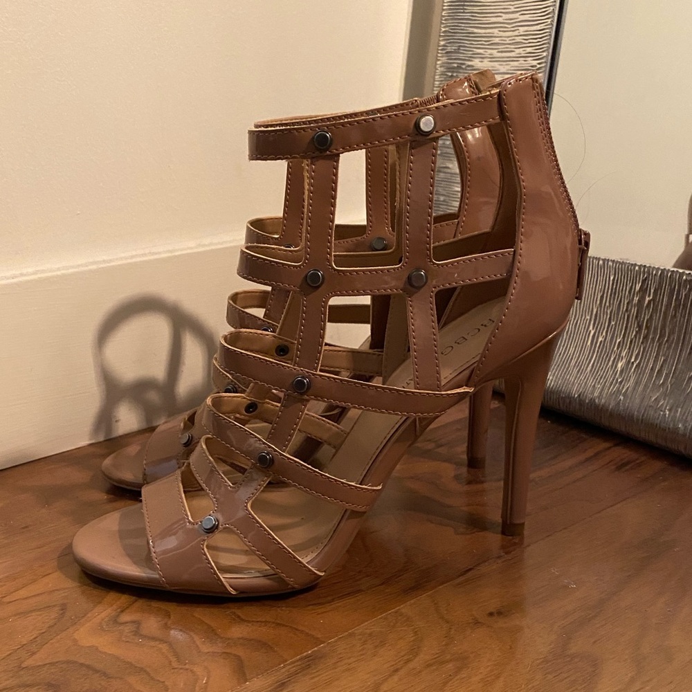BCBGeneration | Nude Gladiator Heels